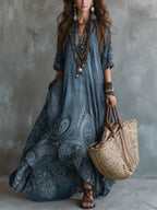 Women's Bohemian Ethnic Style Dress